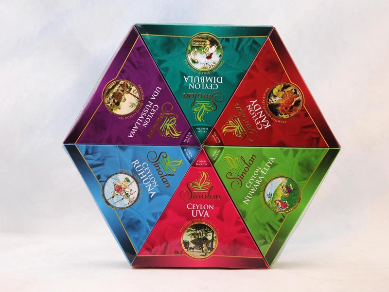 6-in-1 Black Tea Hexagon Gift Box